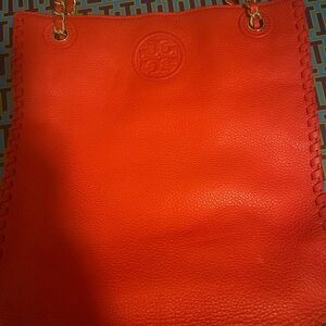 Tory Burch Vibrant Orange Shoulder Bag